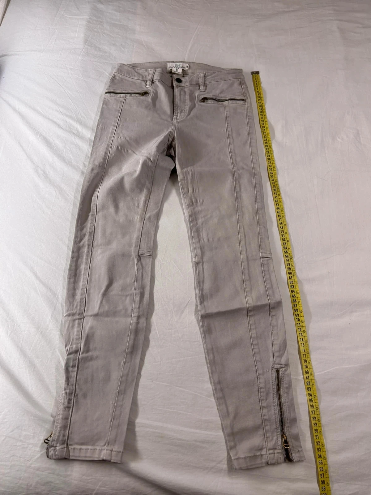 Jean skinny beige blanc h&m
